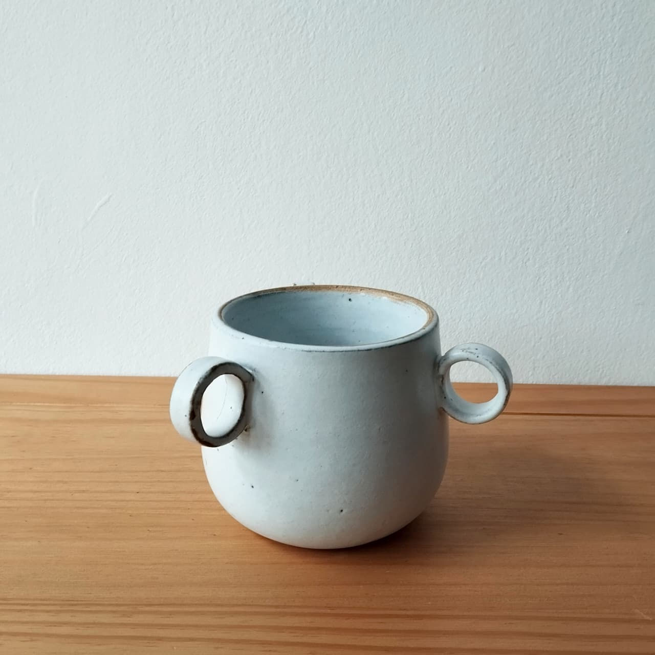 Vaso 'argolas' 11x11 cm / SIM