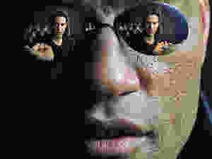 Morpheus enticing Neo to exercise his free will