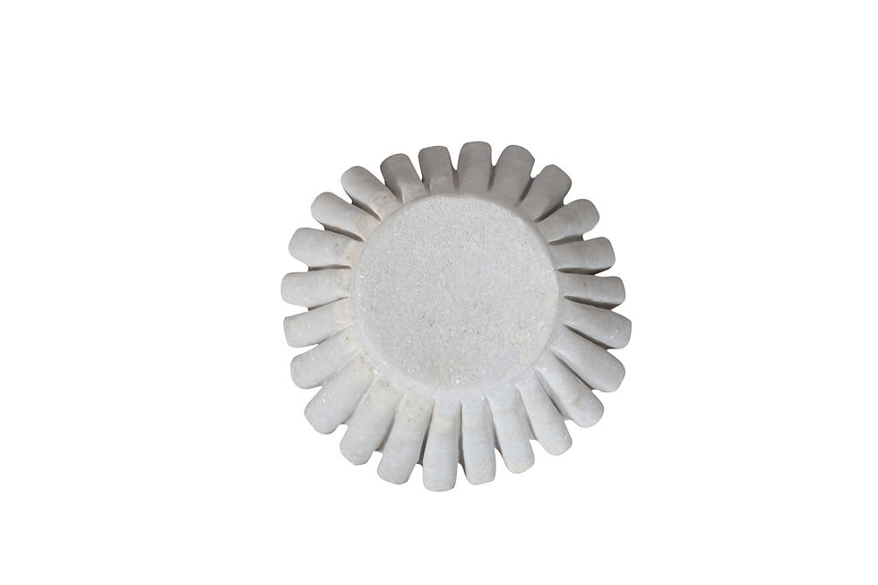 Thumbnail: Scallop Marble Bowl