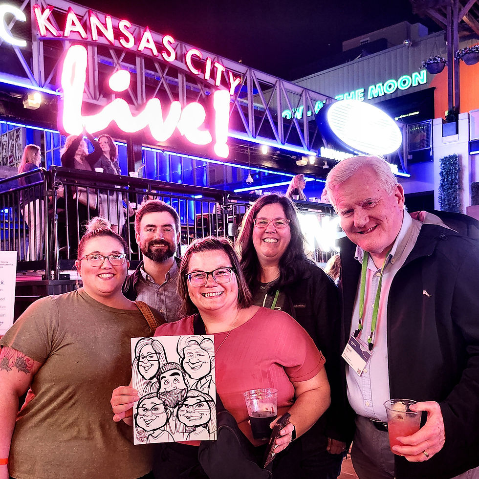 Quick, On-the-Spot Caricatures in Kansas City for Any Event