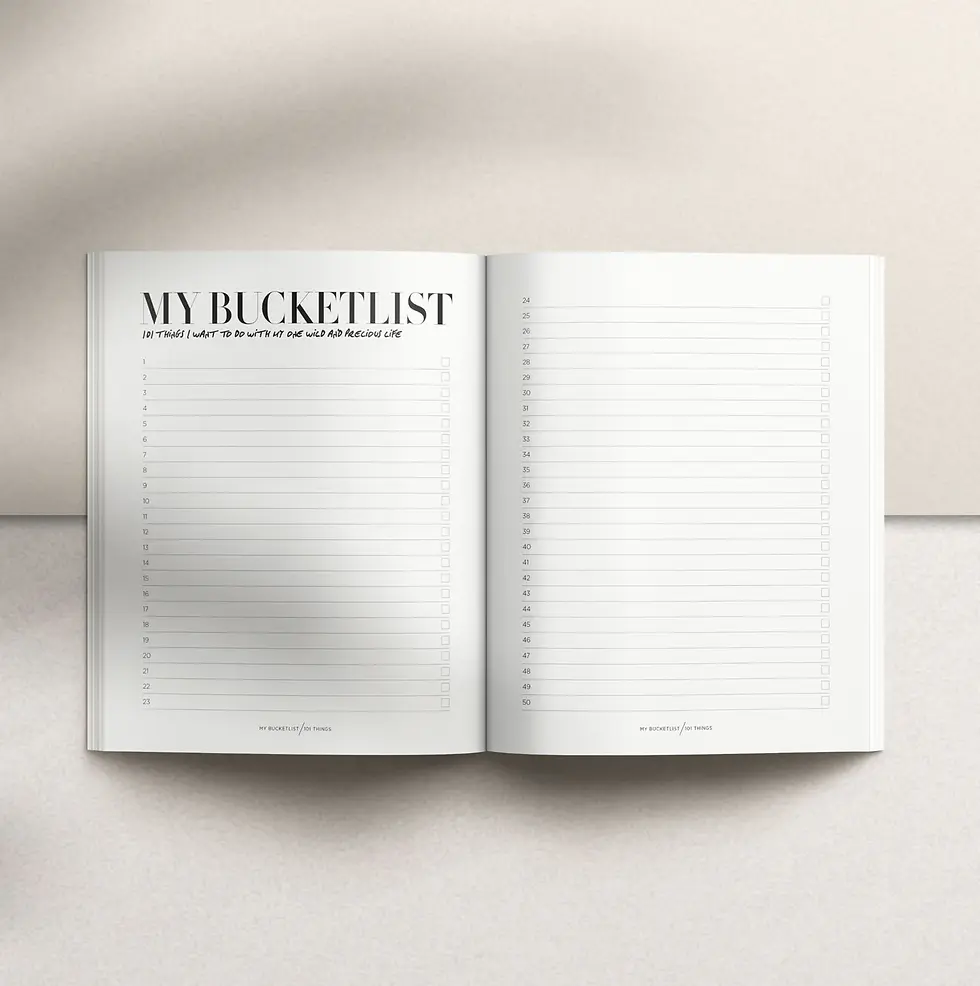 Pikkukuva: My Bucketlist, Elandra Design
