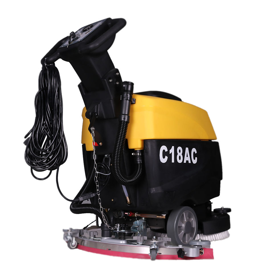 Thumbnail: Electric Walk-Behind Auto Floor Scrubber, 18" Cleaning Path, C18AC