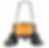Thumbnail: Industrial Floor Sweeper, Dual Side Brooms,38" Walk-behind Outdoor Floor Sweeper
