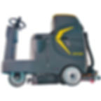 Thumbnail: 28" 22 Gal Ride-On Industrial Floor Scrubber with 2 *150 Ah Batteries, BTCR28