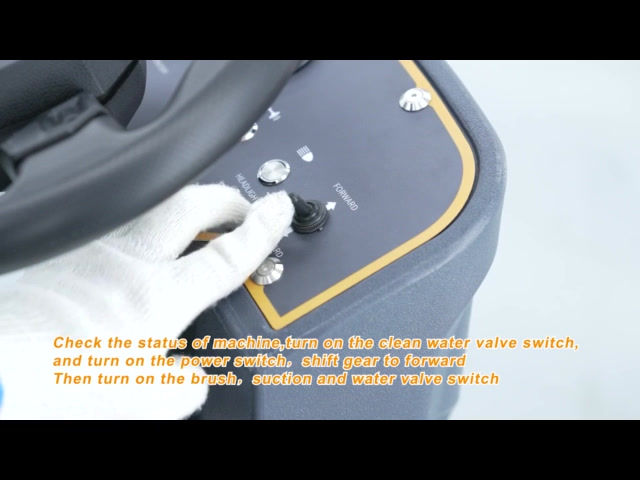 Thumbnail: 30" 37 Gal Auto Ride-On Industrial Floor Scrubber, BTCR30