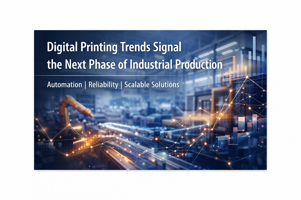 Digital Printing Trends Signal the Next Phase of Industrial Production