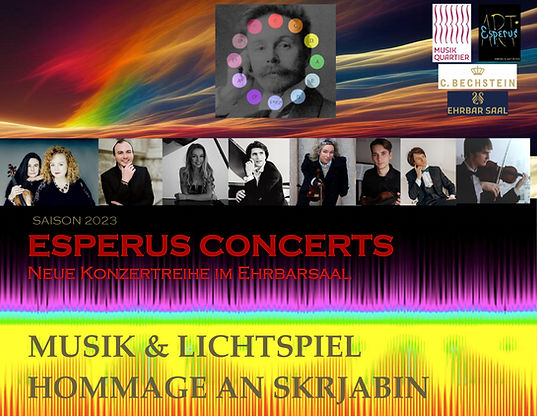 10 juin 2023 Esperus Concerts Skrjabin Louise Chisson Tamara Atschba Ehrbar Saal