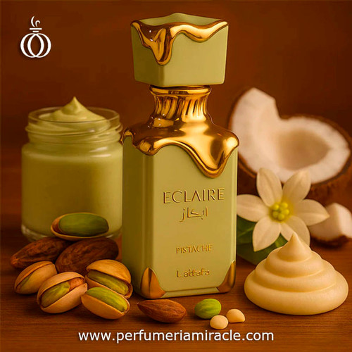 Lattafa Eclaire Pistache EDP 100ml | Perfumería Miracle