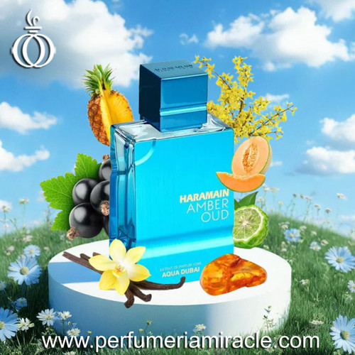 Al Haramain Amber Oud Aqua Dubai EDP 75ml | Perfumería Miracle