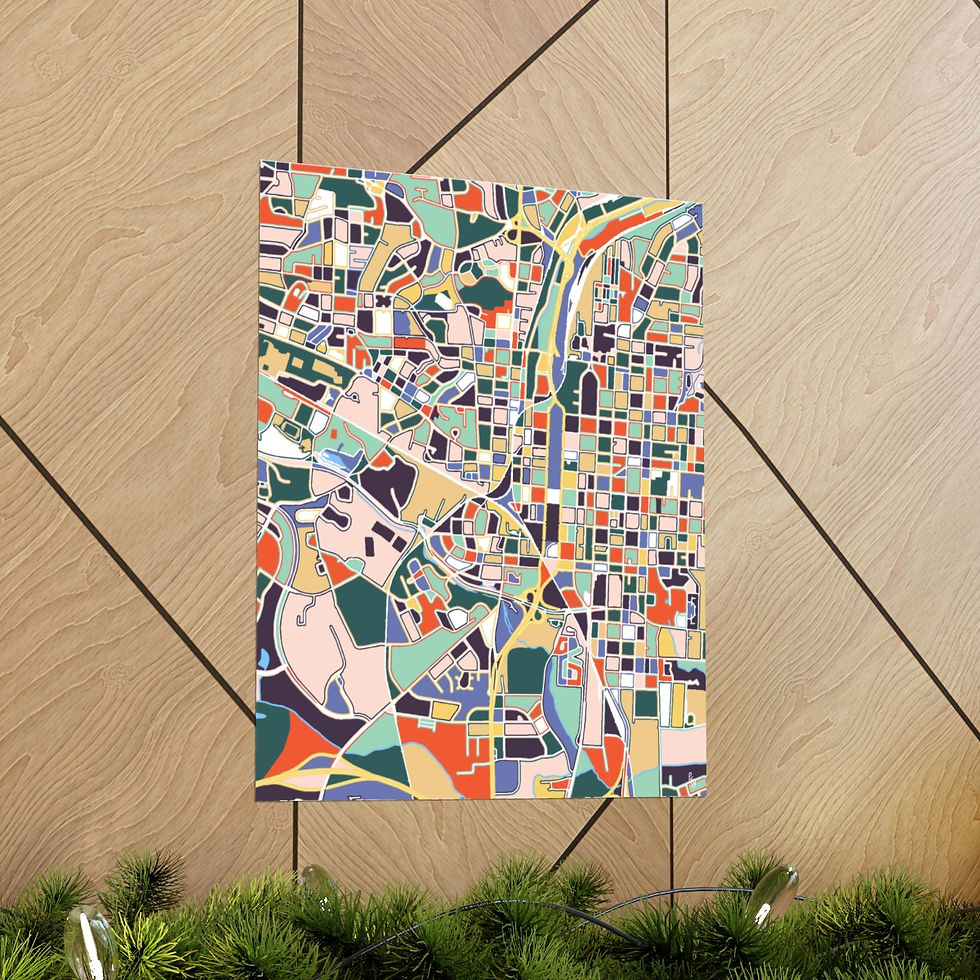 Thumbnail: Downtown Raleigh, NC | 16x20" | Signature Multi