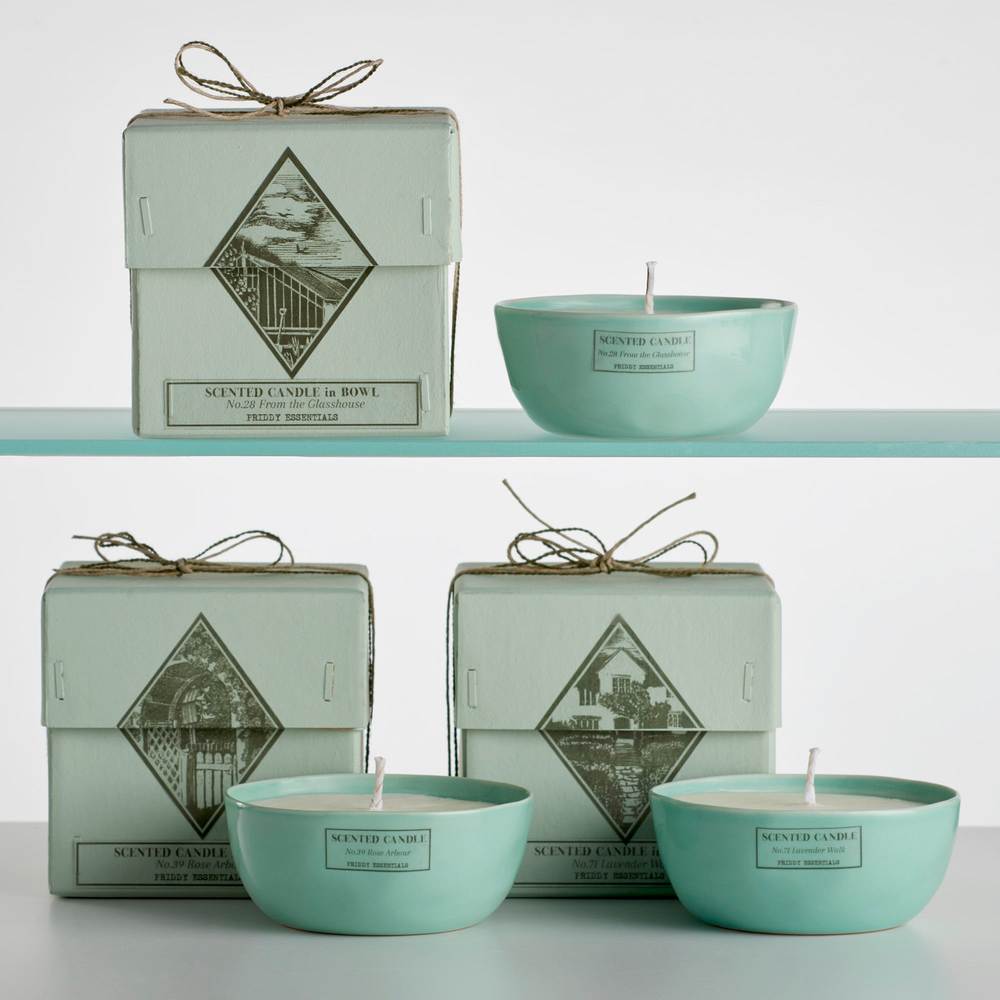 Candle in Bowl No.28 From the Glasshouse