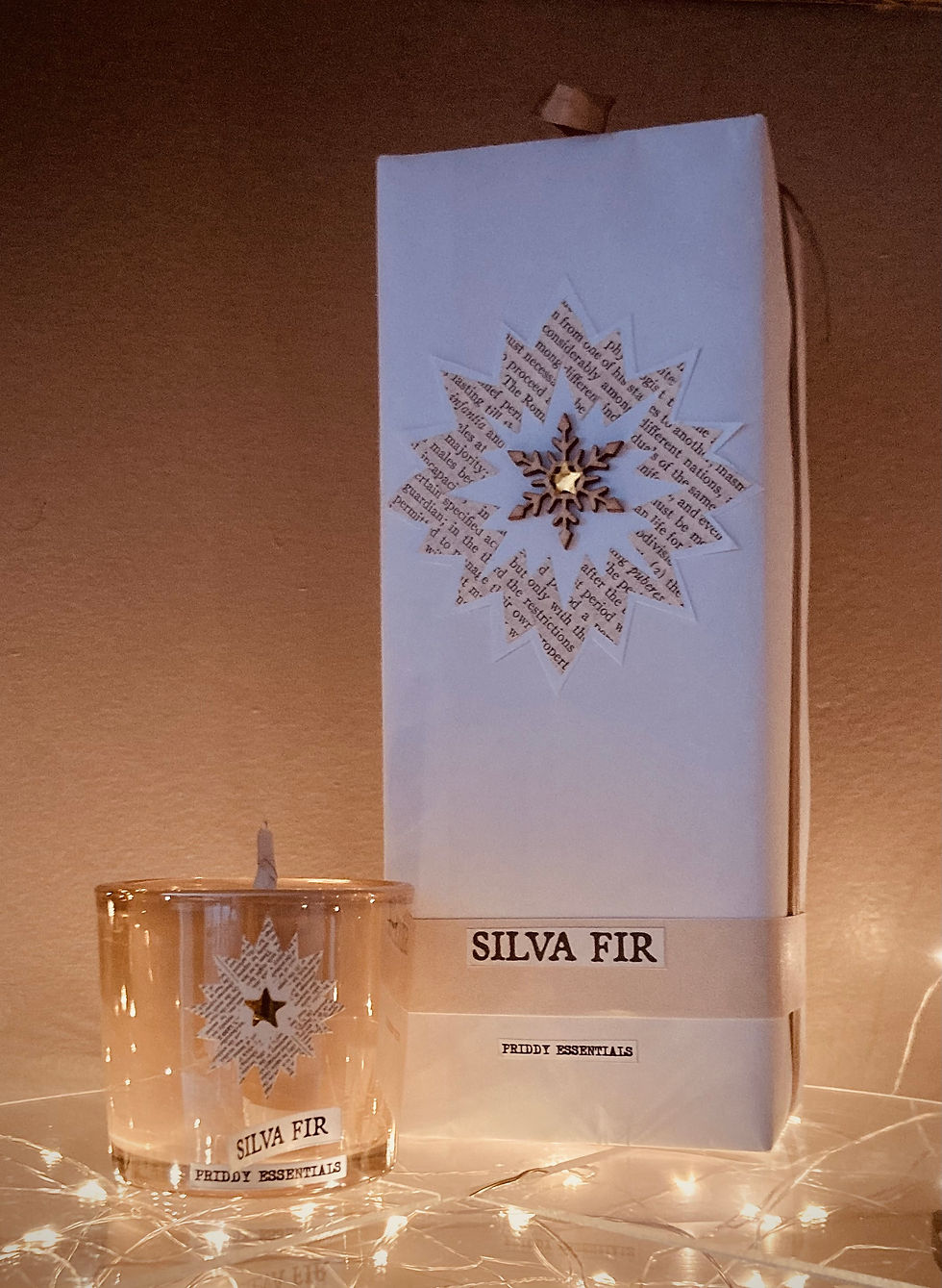 SILVA FIR 3 votive candle set