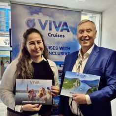 VIVA Moments July Winner - Stein Travel's Elizabeth Young - Receives Prizes