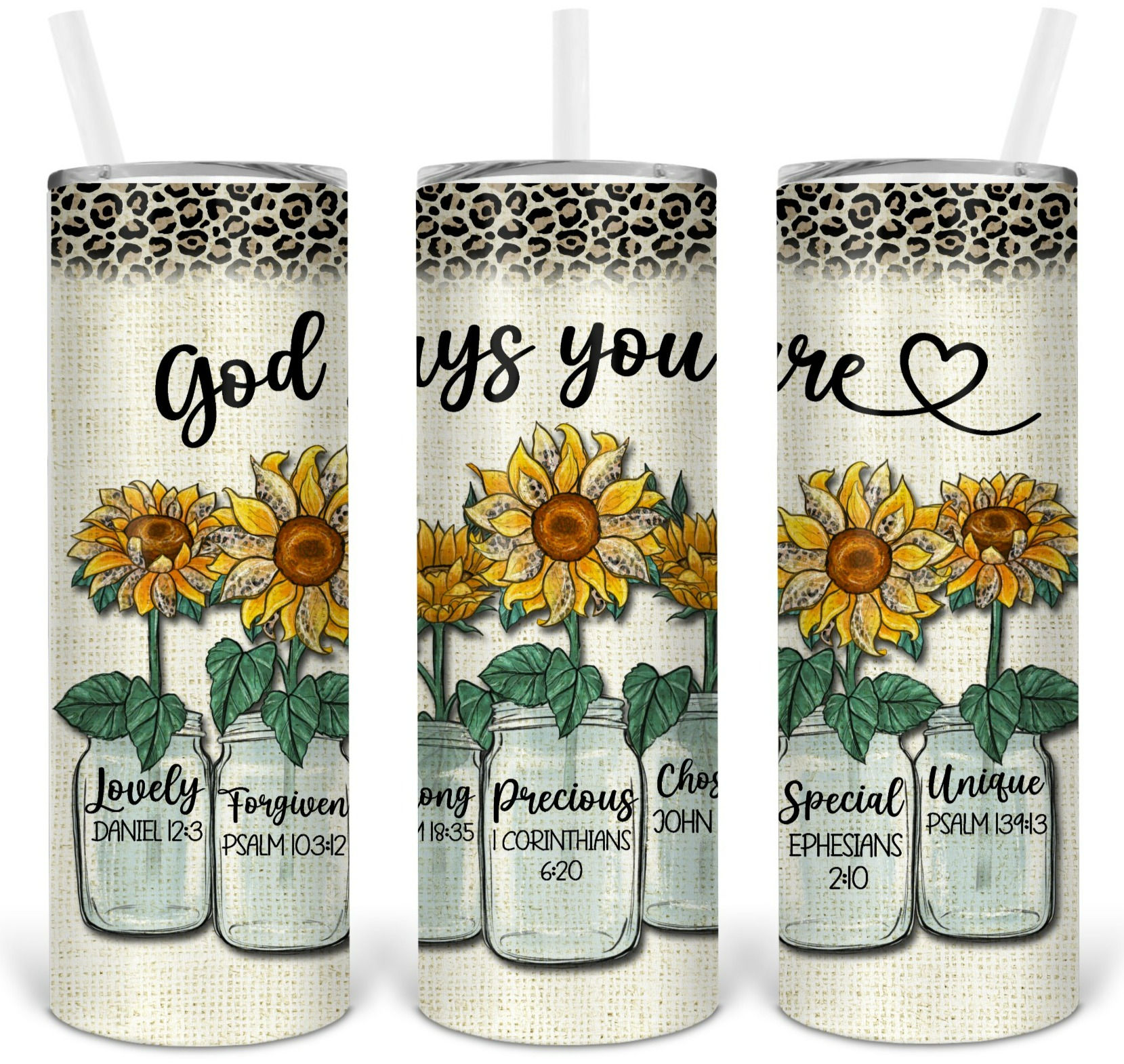 God Says You Are 20 oz Tumbler