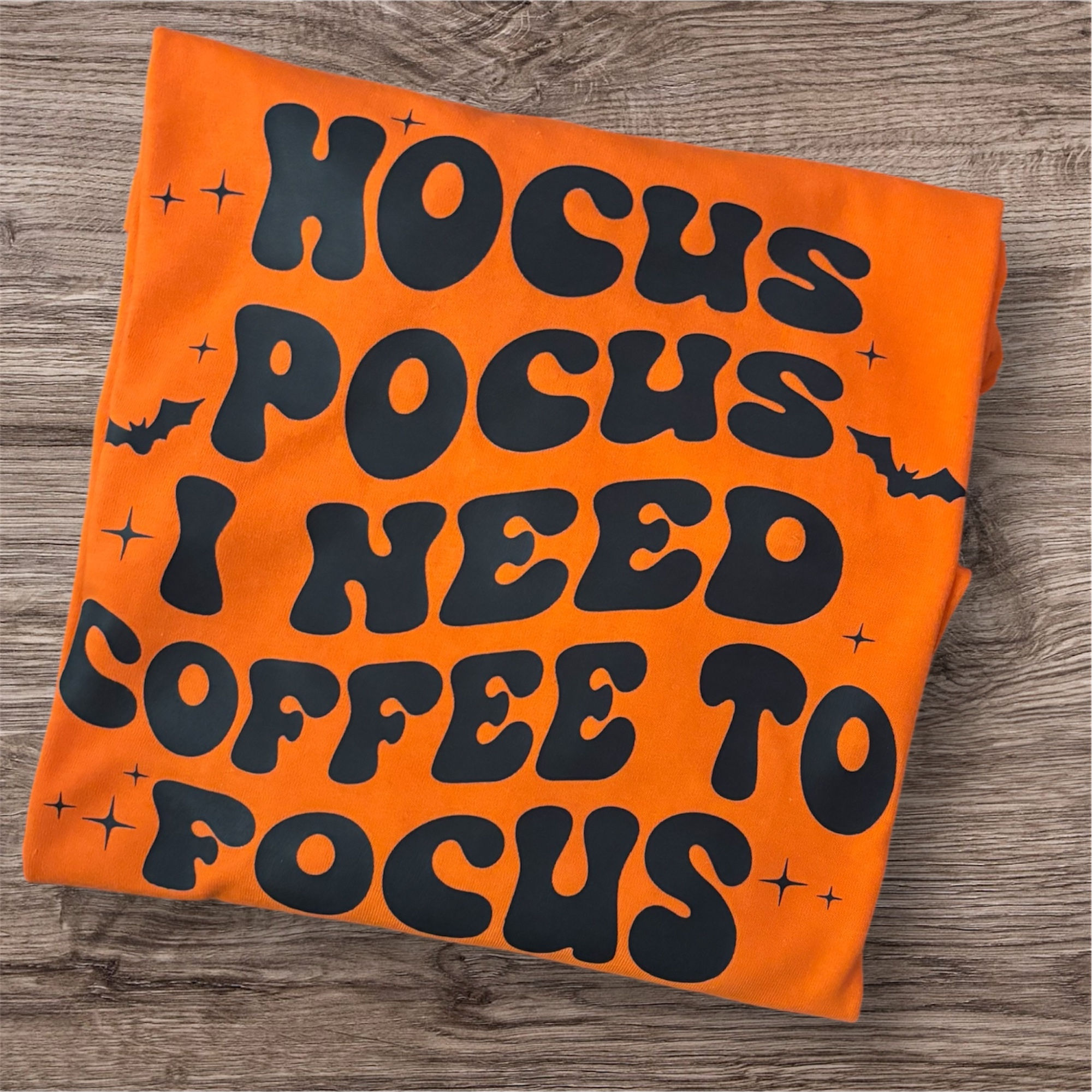Hocus Pocus I need Coffee to Focus! Long Sleeve Shirt