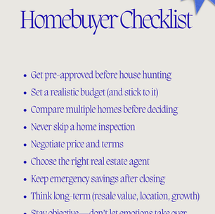 Avoid These 6 Costly First-Time Homebuyer Mistakes