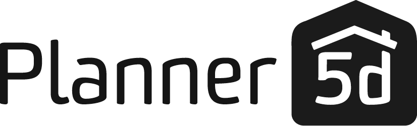 Planner 5d logo in black