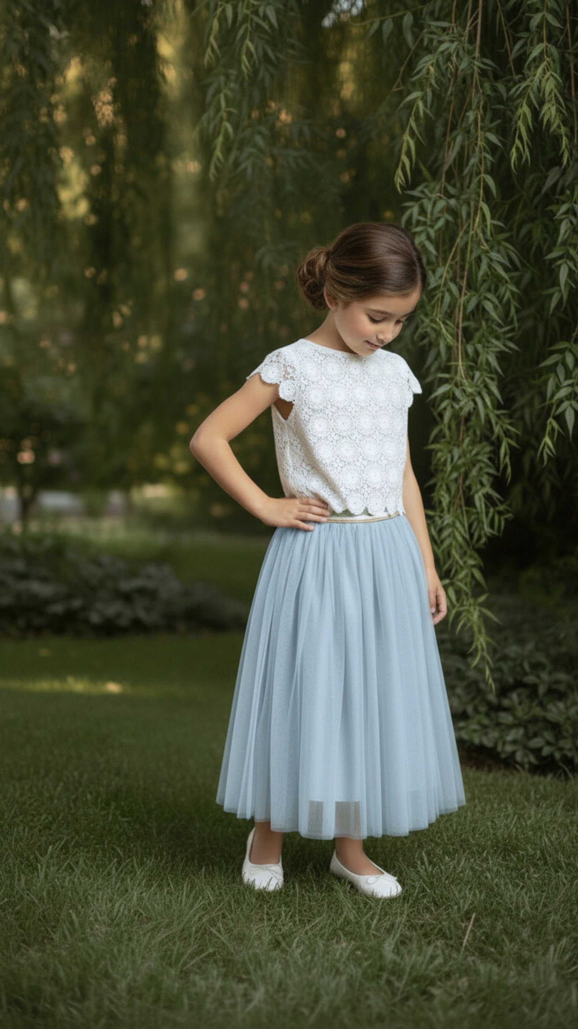 Jupon BERRY - Bleu Gris