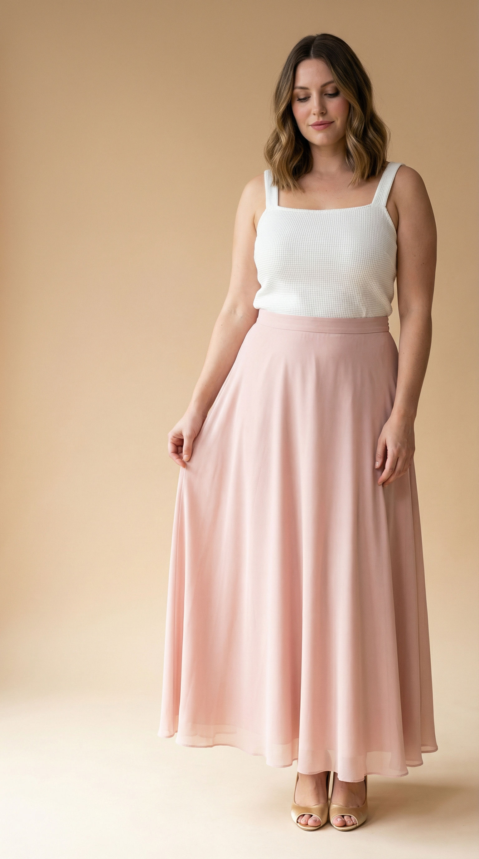 Jupe DOLORES - Rose Pastel