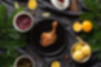 Knusprig gebratene Entenkeule
