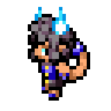 A walk cycle of Chya, stylized after Pokemon Mystery Dungeon!