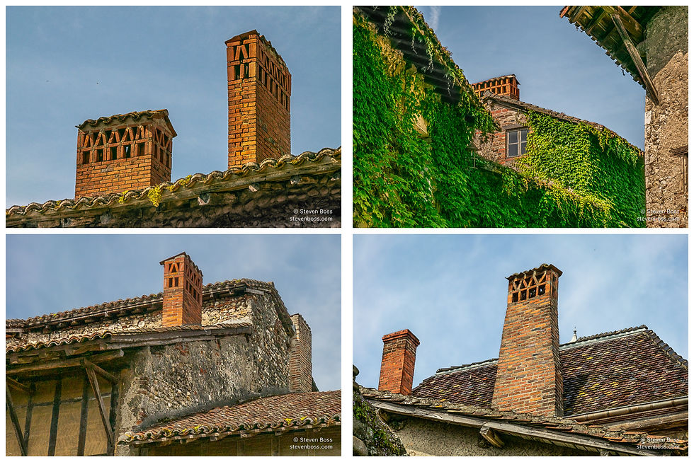 Chimneys #1, #2, #3 & #4, Pérouges