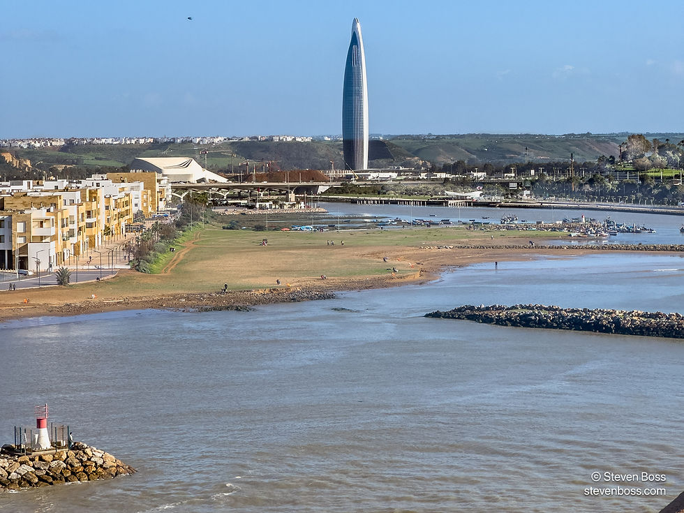 View along the Oued Bou Regreg (river), Rabat