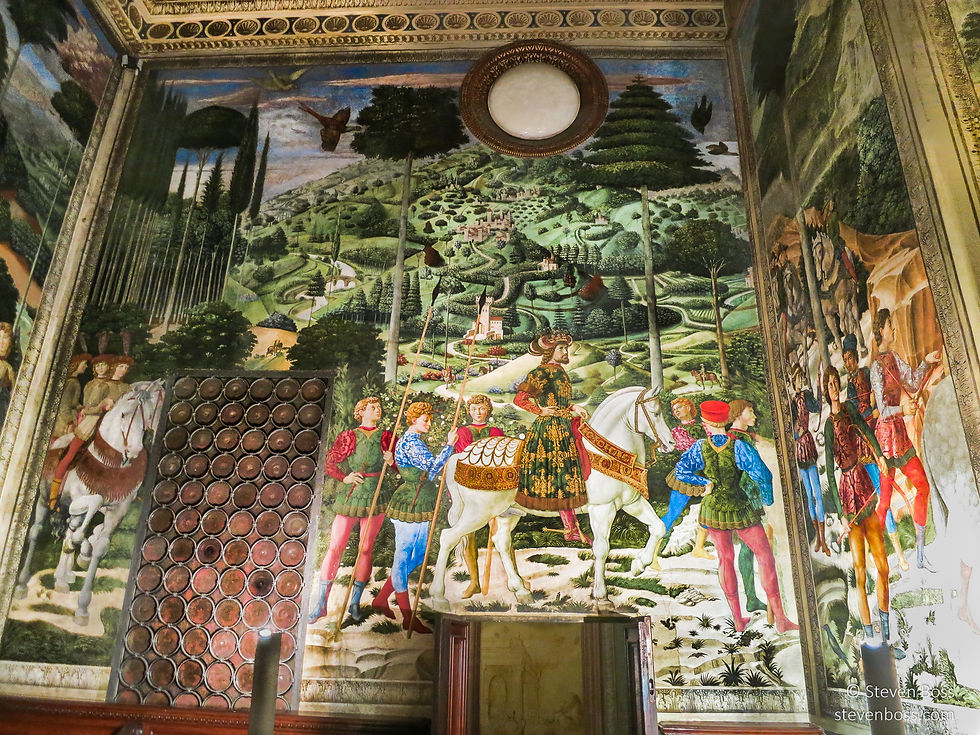 Palazzo Medici Riccardi - Cappella dei Magi #3 - wall fresco, Firenze, Italy