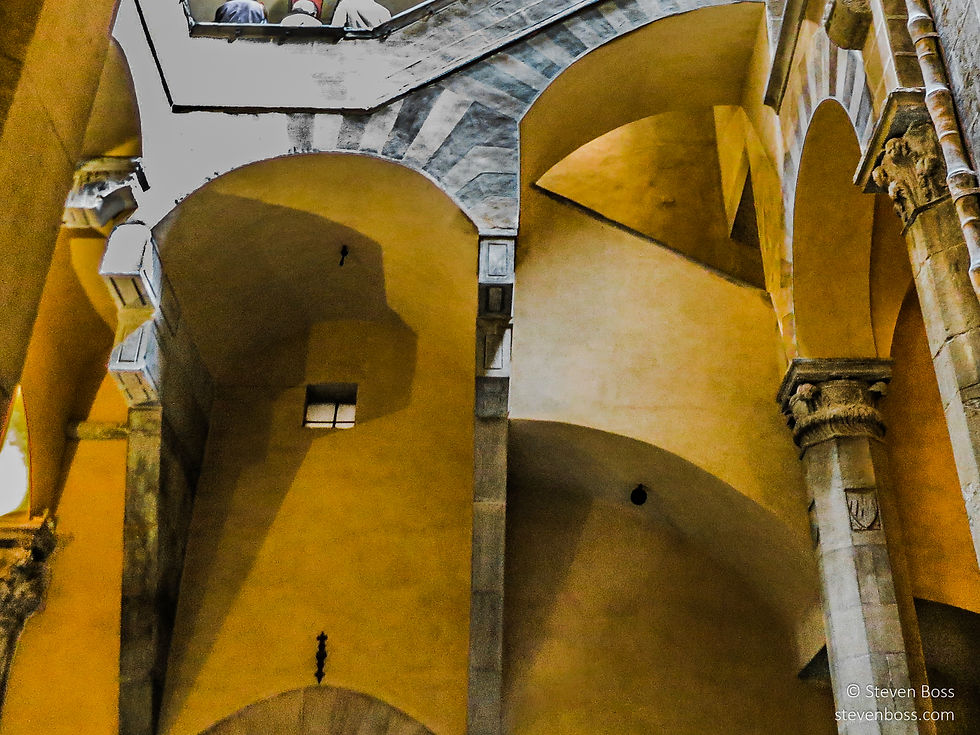 Palazzo Davanzati - an Escheresque view of the stairs #2, Firenze, Italy