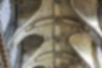 Église Saint Sulpice - the stone vaulted ceiling of the nave, Paris, France