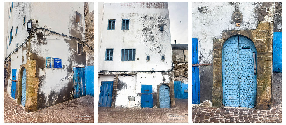 The Community Synagogue of Mogador #1, #2 & #3, Essaouira