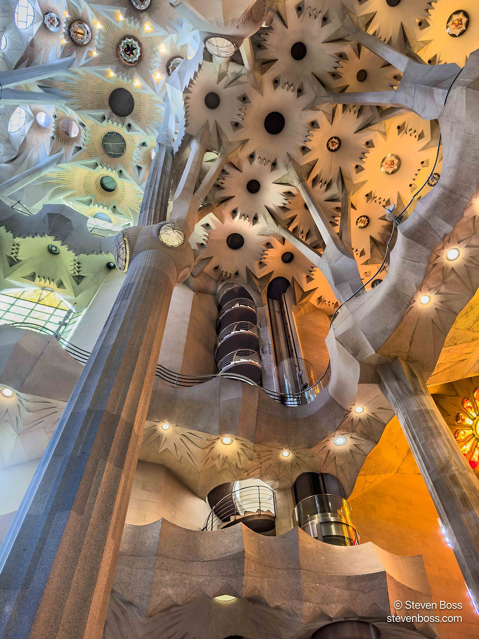 Basílica de la Sagrada Família - Interior #20, Barcelona, Spain