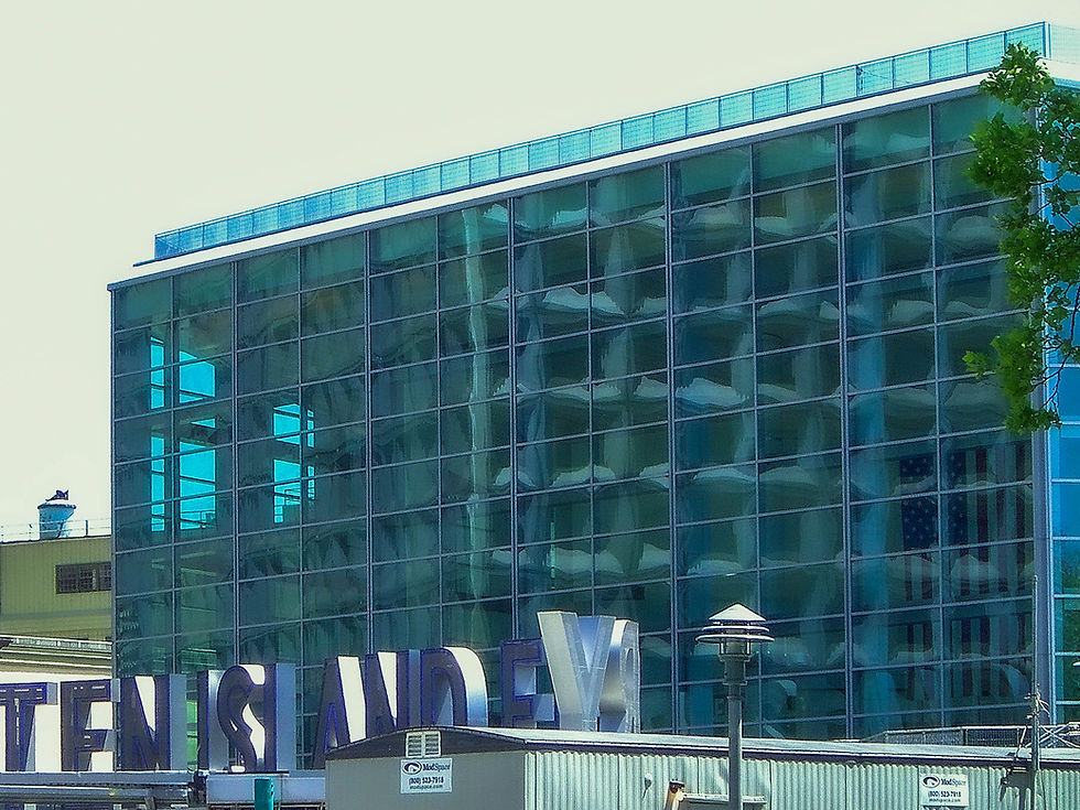 Reflections on the Staten Island Ferry Terminal: One New York Plaza, New York, NY