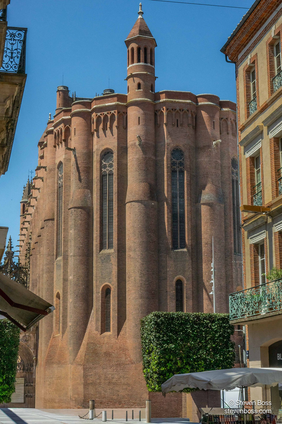 Cathédrale Sainte-Cécile d'Albi - exterior view #2, Albi, France