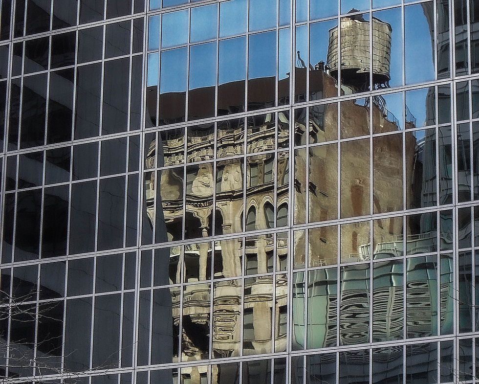 Reflection on Grace Plaza #1: the Royalton Hotel, New York, NY