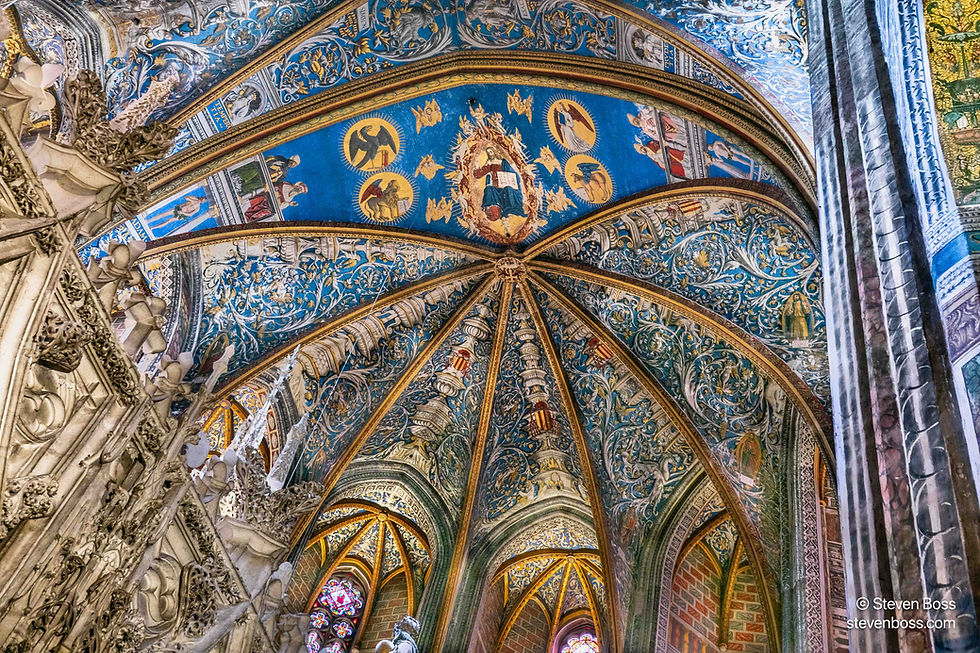 Cathédrale Sainte-Cécile d'Albi - interior view #9, Albi, France