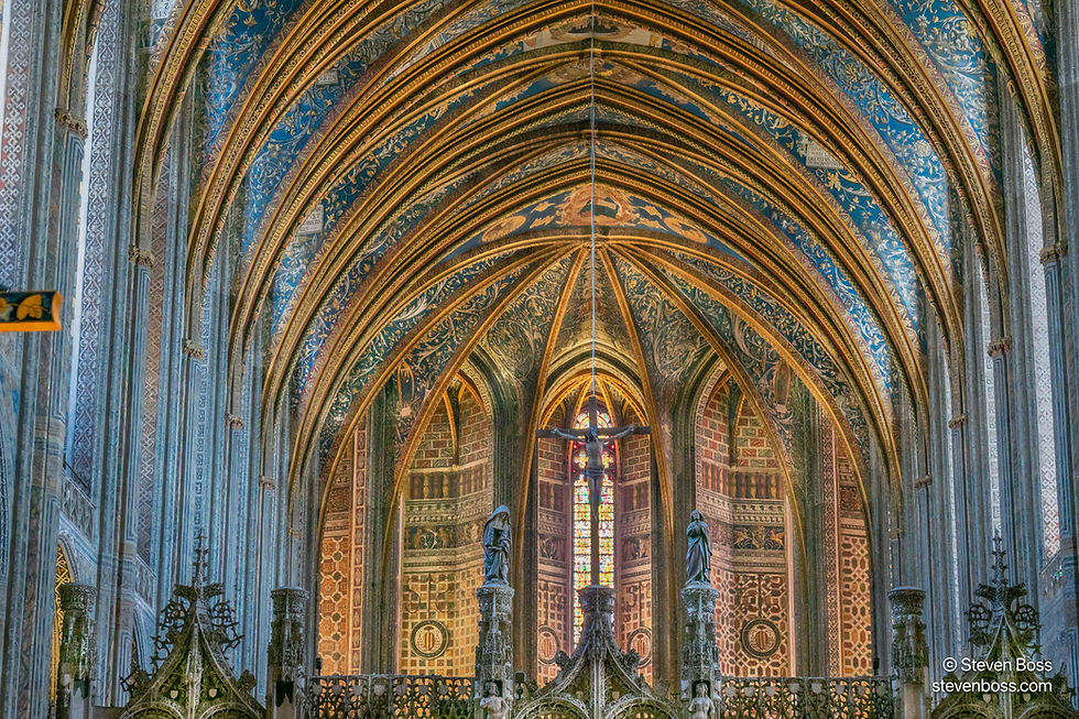 Cathédrale Sainte-Cécile d'Albi - interior view #7, Albi, France