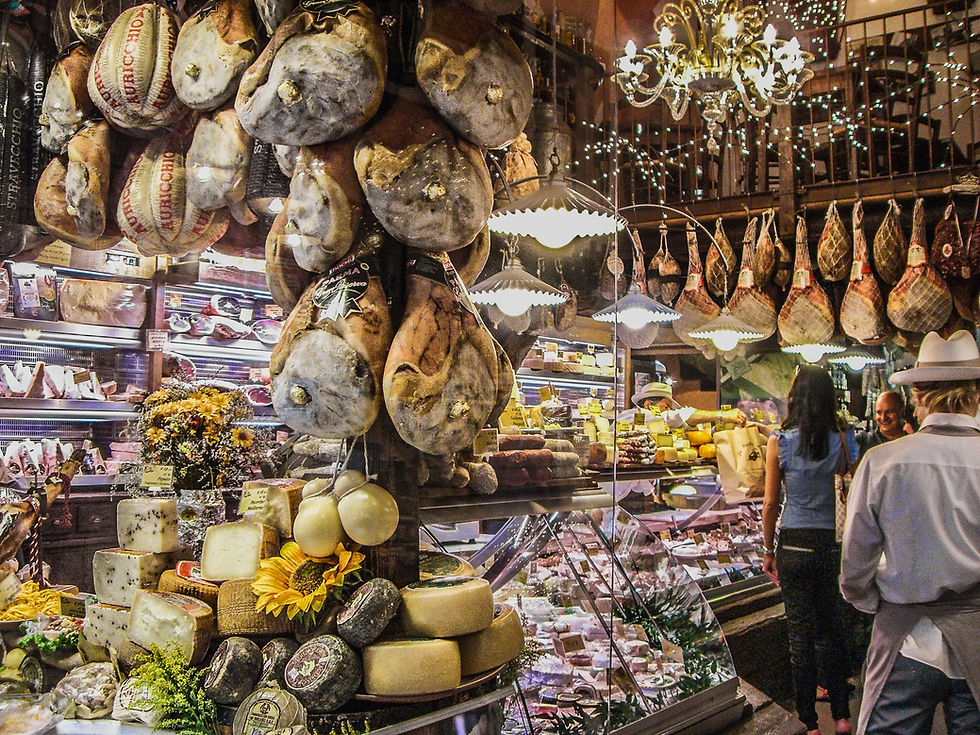Through the window of the cheese monger #5, Bologna