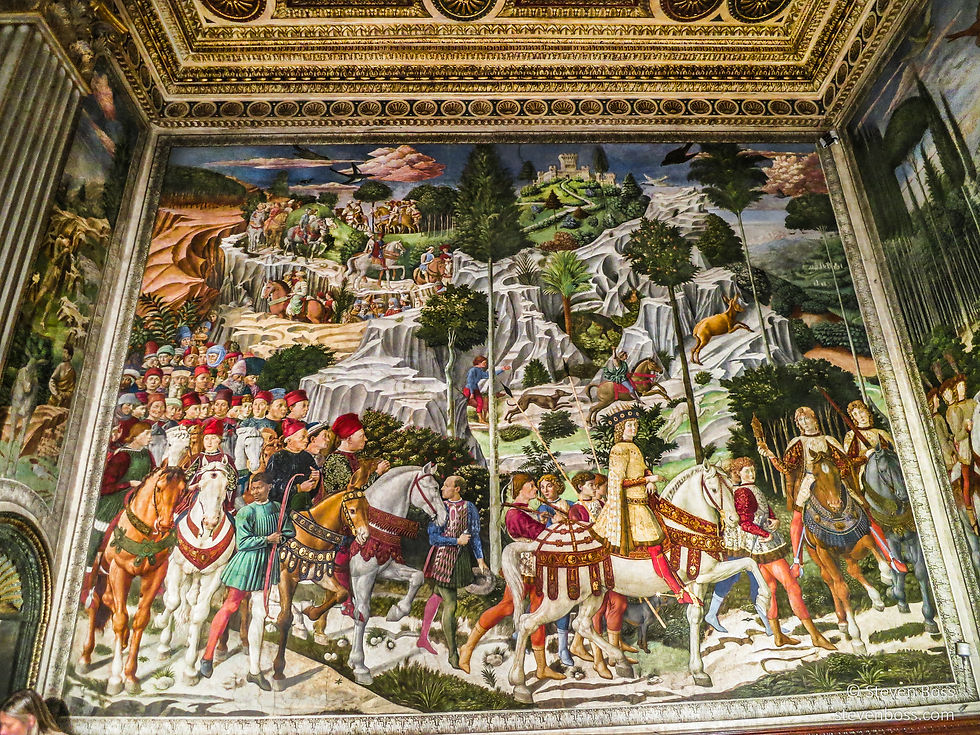 Palazzo Medici Riccardi - Cappella dei Magi #2 - wall fresco, Firenze, Italy