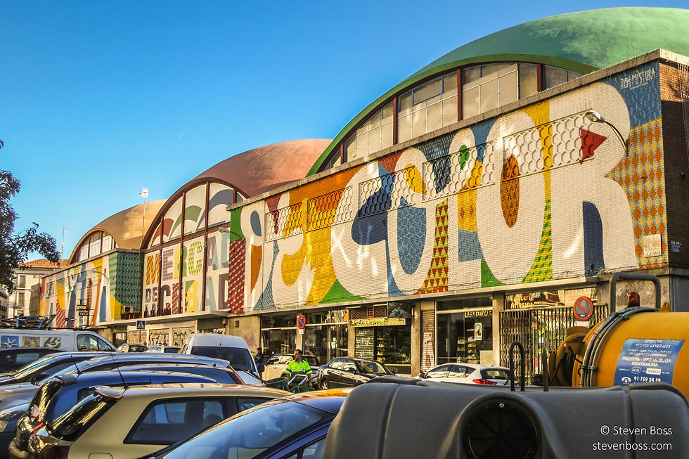 Mercado de la Cebada, Madrid, Spain
