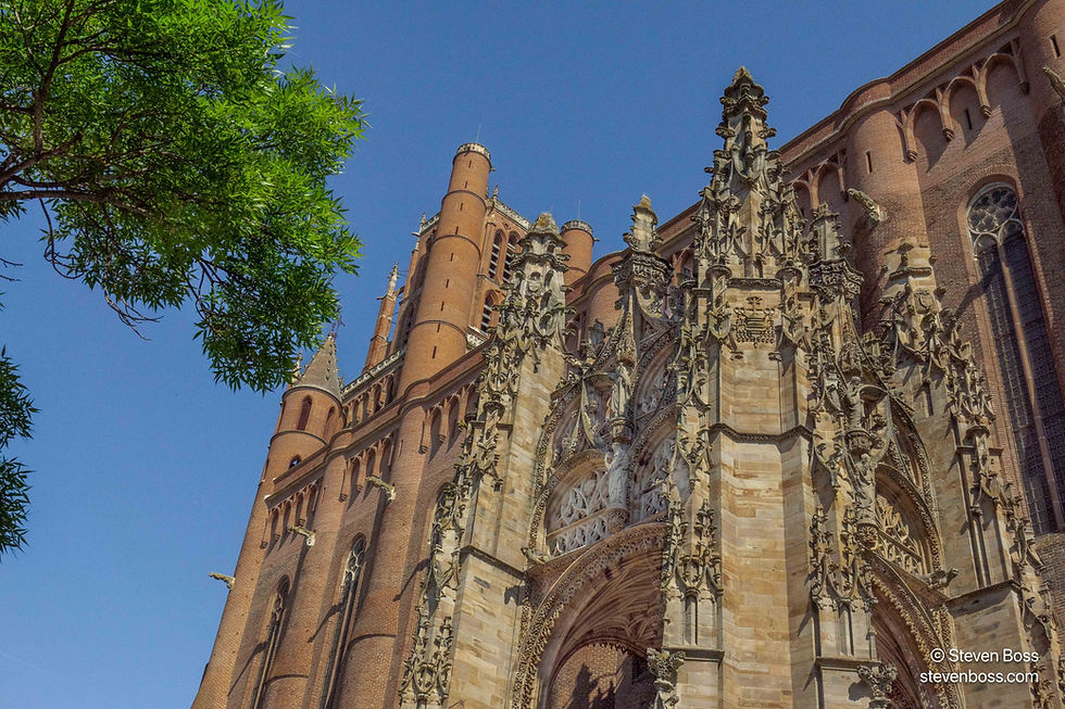 Cathédrale Sainte-Cécile d'Albi - exterior view #3, Albi, France
