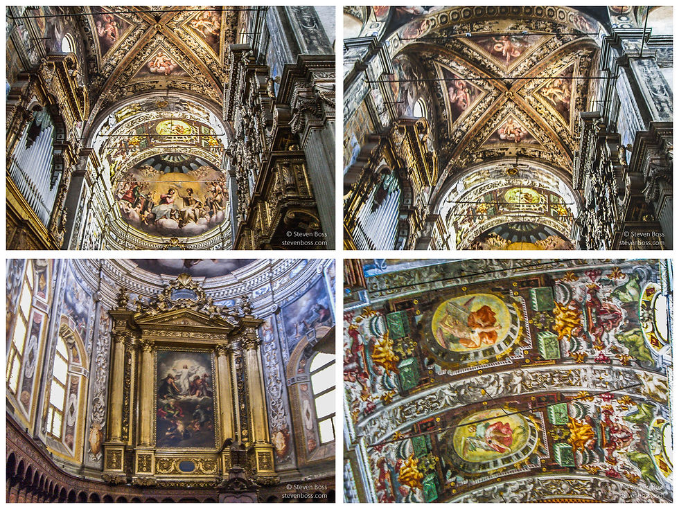 Chiesa di San Giovanni Evangelista - frescoes #1, #2, #3 & #4, Parma