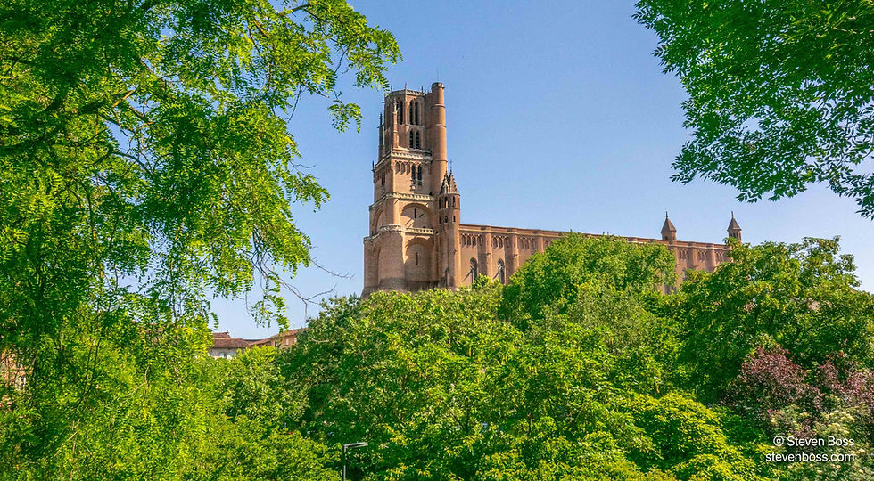 Cathédrale Sainte-Cécile d'Albi - exterior view #1, Albi, France