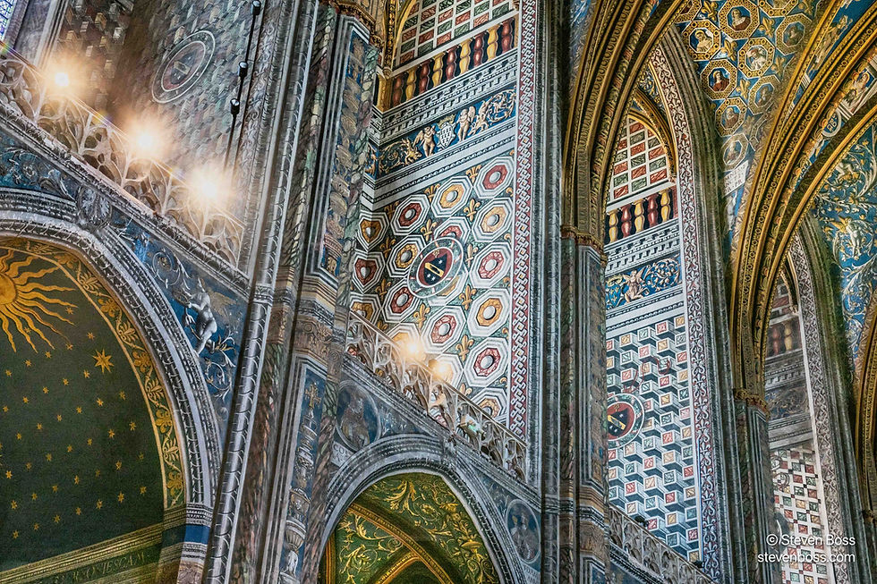 Cathédrale Sainte-Cécile d'Albi - interior view #14, Albi, France