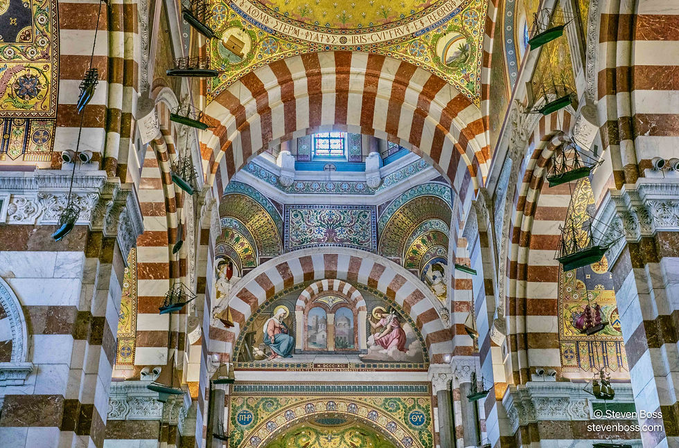 Basilique Notre-Dame-de-la-Garde - interior view #10, Marseille
