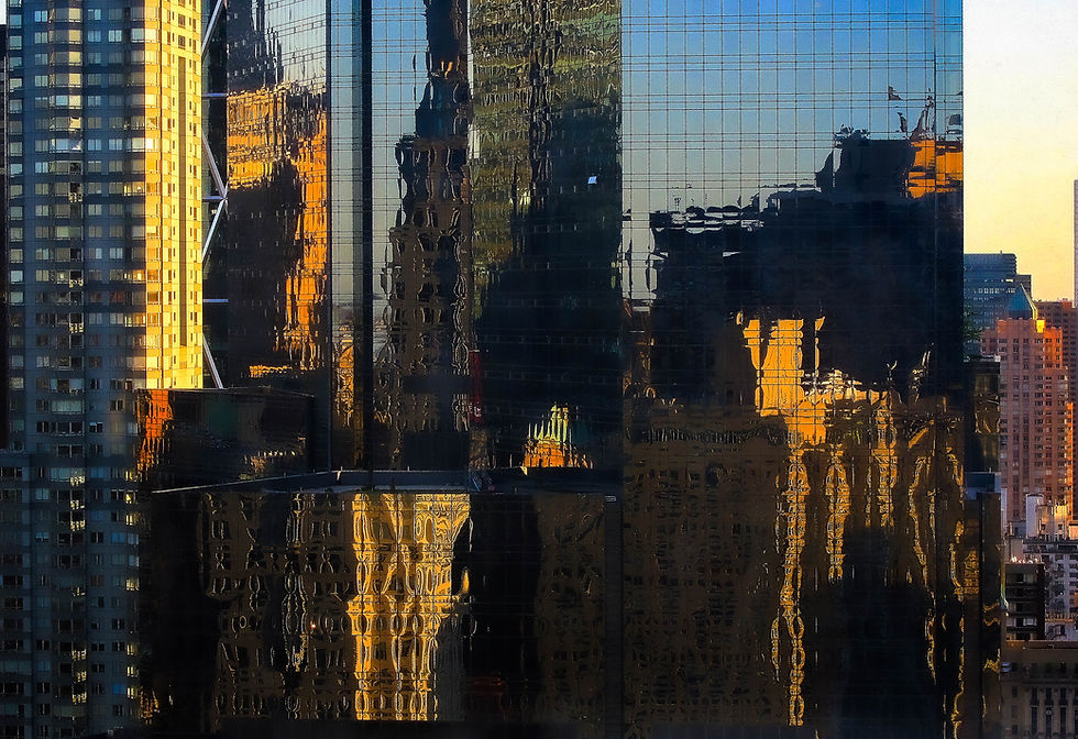 Reflection on the Time Warner Center #2, New York, NY