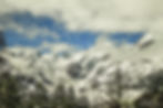 Piz Albris covered in snow - from the window of the Bernina Express #1, Pontresina, Switzerland