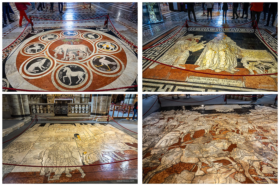 Duomo di Siena (Cattedrale Metropolitana di Santa Maria Assunta) #105, 106, 107 & 108, Siena