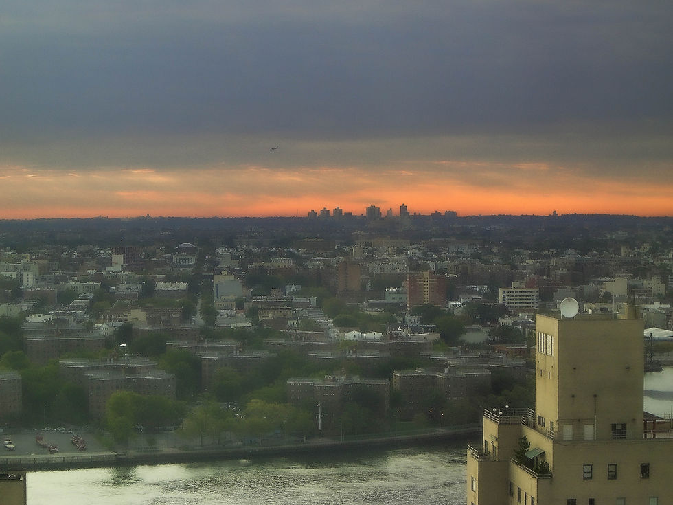 Painterly early Morning light over Queens, New York, NY