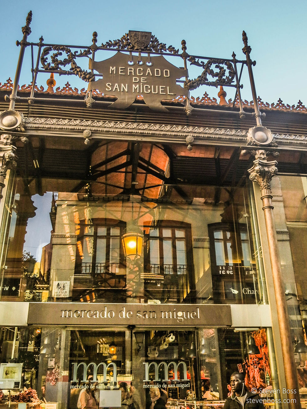 Mercado de San Miguel #1 - the north entrance, Madrid, Spain